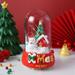 Oggfader Kid Connection Toys Santa Claus Christmas Glass Music Light Christmas Snowman Crystal Ball Small Night Light Mini Snowman Light Decoration Christmas Gift For Boys And Girls Red