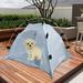 Ikohbadg Luxury Pet Bed for Indoor Cats and Dogs - Cozy Cave Design with Enclosed Cover Tent for Warmth and Comfort - Perfect Outdoor Bed House for Cats and Puppies