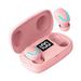 Christmas Gifts Clearance! SHENGXINY Wireless Earbuds Clearance Smart Wireless Bluetooth Headphones And Sweatproof Macaron Color In-ear Touchs Digital Headphones Pink