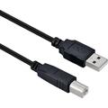 Guy-Tech USB 2.0 Printer Cable Cord for HP Photosmart B8550 B9180 C3180 Male A to Male B PC Laptop Computer Data Sync Cord Black