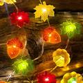 YOHOME Gifts for Women New Led String Lights Thanksgiving Maple Leaf String Lights Christmas Day Decoration String Lights Holiday Gift