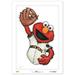 Elmo Milwaukee Brewers 24" x 36" Sesame Street Limited Edition Fine Art Print