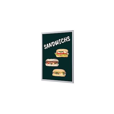SHOWDOWN Displays Showdown Klapprahmen - DIN A4 - Komplett-Set - Sandwiches Französisch - Schwarz Image