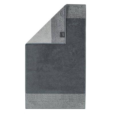 Cawö Gästetuch 1er Pack 'Luxury Home Two-Tone' Schiefer Grau Image