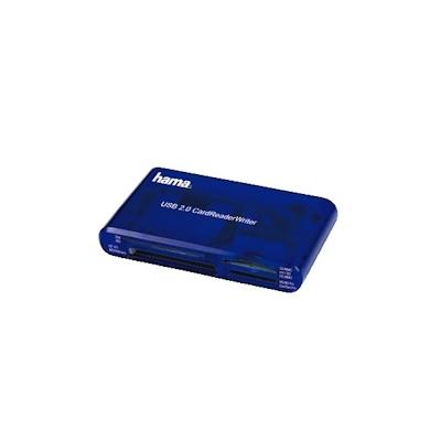 Hama USB CardReaderWriter 35in1 Kartenleser Blau