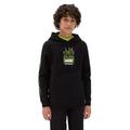 Vans Boys Neon Flames Kids Pullover Hoodie - Black Size M (10-12 Years)