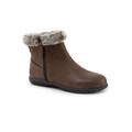 Women's Helena Bootie by SoftWalk in Dark Brown Nubuck (Size 12 M)