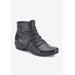 Wide Width Women's Esme Bootie by Ros Hommerson in Black Leather (Size 8 1/2 W)