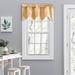 Lisa Solidtextured Scallop Valance by Ellis Curtains in Butter