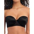 Freya Womens Deco Strapless Moulded Bra - Black Polyamide - Size 30F