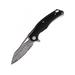 BucknBear BNB-BNB4045D Damascus Black Panther Folding Knife BNB4045D