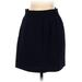 J.Crew Mercantile Casual Skirt: Blue Solid Bottoms - Women's Size 2