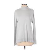 Ann Taylor Turtleneck Sweater: Gray Tops - Women's Size X-Small