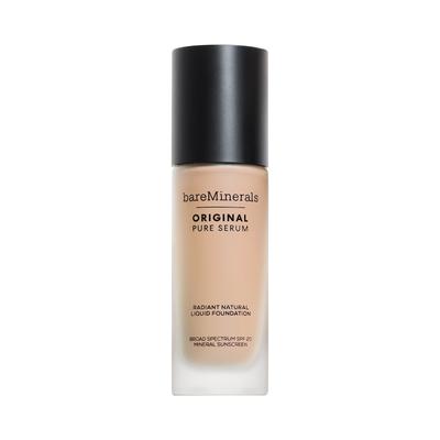 bareMinerals Original Pure Serum Radiant Natural Liquid Mineral Spf 20 Foundation LIGHT COOL 2 30 ml Nude Image