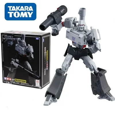 TAKARA TOMY IN BOX KO TKR Transformation Figure 199.piece MP36 MP-36 Megatron Action Figure Tableau