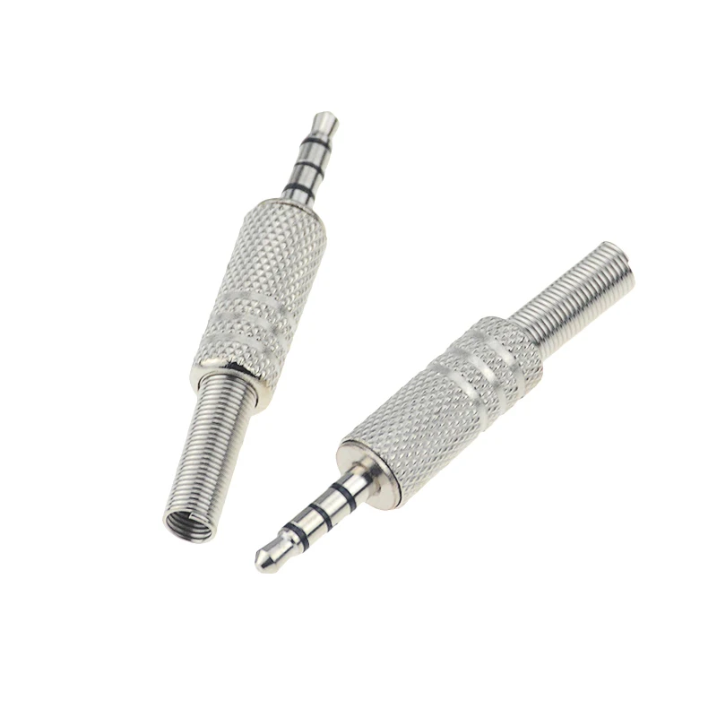 1pc remplacement 3.5mm 4 pôles mâle réparation casque Audio prise connecteur à souder pour la plupart des prises pour écouteurs