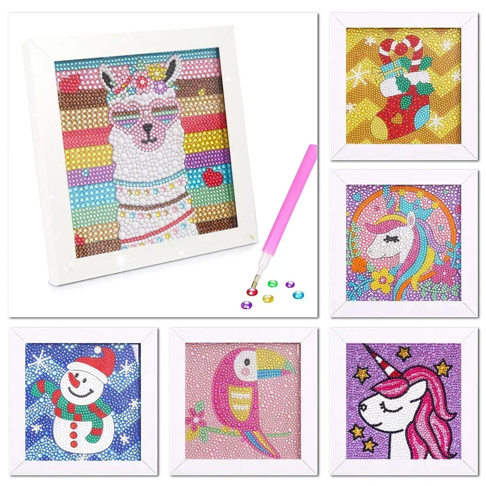 Nouveau bricolage mosaïque Carft Kits diamant Arts et artisanat pour enfants brillant 5d diamant peinture Kits pour enfants jusqu'à 5 ans