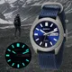 BERNY-Montre en titane pour homme montre-bracelet à quartz super Shoous Sapphire montres