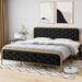 Mercer41 Shenya Standard Bed, Latex in Black | 41.7 H x 60.8 W x 82.7 D in | Wayfair F807C7825E3845D589FEB0431AD47711