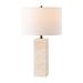 Latitude Run® Aubray Stone Table Lamp Linen/Stone in Gray/White/Yellow | 26.4 H x 15 W x 15 D in | Wayfair D5F02802F0084B2181ACD5D9CA214987