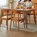 Corrigan Studio® Lovonia 6 - Person Dining Set Wood in Brown | 29.52 H x 33.46 W x 59.05 D in | Wayfair B88B3B5856D44FFFB42DCE3BA628B7E5
