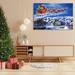 The Holiday Aisle® Framed Canvas Wall Art Decor Chrismas Painting, Santa | 28 H x 40 W x 1.5 D in | Wayfair 60968E944B42468B9CC3555E89467A31