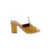 Paris Texas Heels: Yellow Print Shoes - Women's Size 38.5 - Open Toe