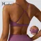 Hearuisavy Reggiseno sportivo Cross Gym Top Donna Allenamento Corsa Reggiseno Yoga Stretch Donna Allenamento Intimo Fitness Abbigliamento Yoga sexy