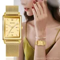 Women's Luxury Women Bracelet Watches Top Brand Fashion Gold Silver Ladies Quartz Watch Steel Female