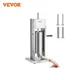 VEVOR 3 5 7 L Manual Sausage Stuffer Stainless Steel Making Sausage Vertical Maker with 4 Filling