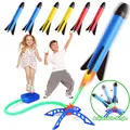 Bambini Air Rocket Launcher pompa a pedale Outdoor Air Pressed Stomp flying Rocket Toy Child Play