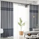 Dreamwood New Design High Quality Stripe Modern Ready Made Blackout Curtain For Living Room