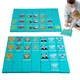 Children Montessori Toys High-Quality Wooden Memory Games Cartoon Animal Fruit Memory Training