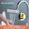 Waterfall Kitchen Faucet 3 Speed Water Outlet Universal Faucet Multifunctional Rotating Nozzle Anti