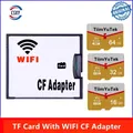 Adattatore WIFI ad alta velocità MicroSD TF a wifi adattatore CF tipo I con scheda TF scheda di memoria WIFI da 16GB - 128GB per fotocamera digitale