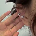 2023 neue fünfeckige Stern Ohrclip Ohrringe für Frauen Mädchen neue gotische y2k Punk Design Ohrring