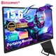 Bimawen 15 6 Zoll tragbarer Monitor 1080p fhd ips mit 180 ° verstellbarem Reise monitor für Laptop