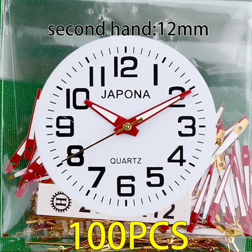 100 Stück Uhrzeiger gebraucht Länge rot und weiß gebraucht 2035 anwendbar pc21 Hand sl68 Hand gl68