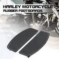 1 Paar Motorrad schwarz vorne Gummi Fahrer Einsatz Dielen Trittbrett Kit für Harley Davidson Touring