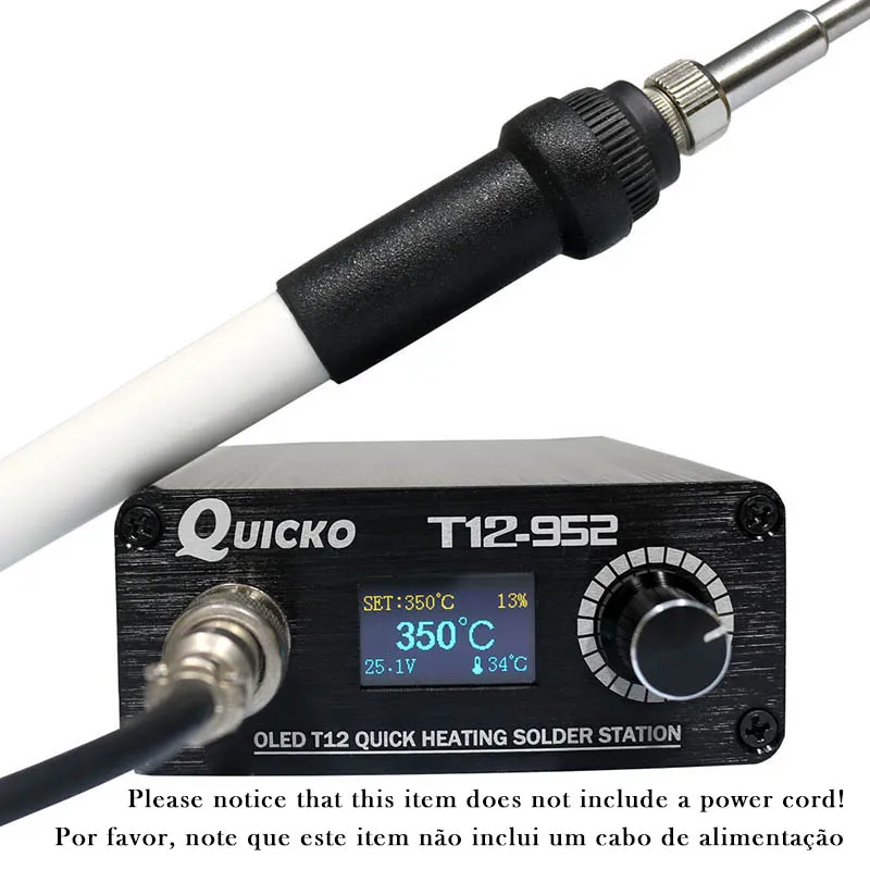 STC T12 952 Löten StationOLED Digitale Elektronische lötkolben und 907 kunststoff griff schweißen eisen spitze ohne power kabel Image