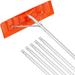 VEVOR Snow Roof Rake for House Roof, Car Snow, Wet Leaves