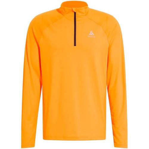 ODLO Herren Midlayer 1/2 zip ESSENTIAL CER, Größe XXL in Orange