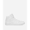 Air Jordan 1 Mid Sneakers - White - Nike Sneakers