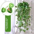 UHUSE Fake Artificial Ivy Wall Home Decor Rattan Hotel Wedding Room Green Leaves 104CM