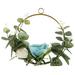 Simulated Flower Wall Hanging Wreath Wall Hanging Ornament Door Wreath Home Decor