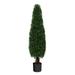 Silk Plant Nearly Natural 4 Boxwood Topiary Artificial Tree UV Resistant (Indoor/Outdoor)