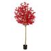 Silk Plant Nearly Natural 6 Autumn Maple Artificial Fall Tree