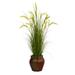 Silk Plant Nearly Natural 53 Wheat Grain Artificial Plant in Decorative Planter