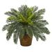 Silk Plant Nearly Natural 15 Cycas Artificial Plant in Basket