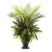 Silk Plant Nearly Natural 27 Mixed Areca Palm Fern & Peacock w/Planter